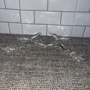 Hummingbird Ornaments Holidays Christmas 5 Clear Acrylic 6 X 3.5 Sun Catchers